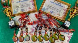 “Bukan Kaleng-Kaleng! Polres Lampung Barat Sabet Banyak Medali di Open North Lampung Championship 4”