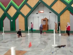 Sinergi UPT Sekuting Terpadu dan BKM Masjid Islamic Centre, Bersihkan Lingkungan Menyambut Ramadan