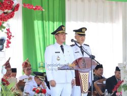 Bupati Pesisir Barat Dedi Irawan Pimpin Upacara HUT ke-12, Tegaskan Komitmen Mewujudkan Daerah Sejahtera dan Berdaya Saing