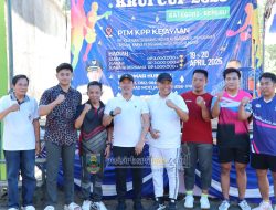 Bupati Pesisir Barat Resmi Membuka Turnamen Tenis Meja Krui CUP 2025