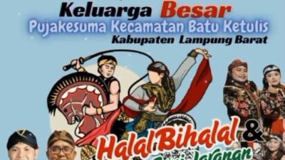Keluarga Besar Seni Jaranan Puja Kusuma Gelar Halal Bihalal, Pererat Silaturahmi Antar Pekerja Seni di Lampung Barat