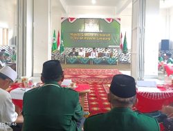 Lampung Barat Jadi Pusat Silaturahmi dan Konsolidasi Ulama Syuriyah NU se-Lampung