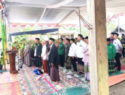 Kekompakan Keluarga Besar NU Air Hitam Terpancar dalam Pengajian Rutin Selapanan