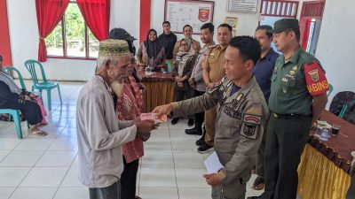 Pekon Sinar Jaya Salurkan BLT-DD Tahap Pertama Kepada 27 KPM