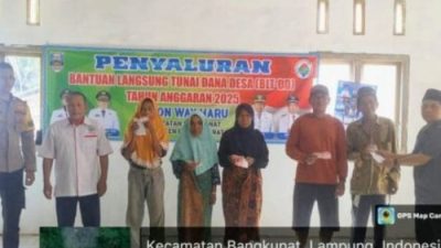 Pemerintahan Pekon Way Haru Salurkan BLT-DD Tahap Pertama kepada 12 KPM