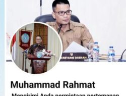 Waspada! Akun Facebook Mengatasnamakan Sekda OKU Selatan, Masyarakat Diminta Berhati-hati