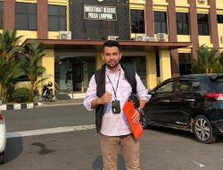 Ketua PLB Lambar Laporkan Kasus UU ITE dan Konflik Sosial di Tengah Masyarakat Ke Polda Lampung