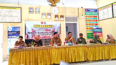 Camat Bambang Hadiri Pra-Musdesus Pembentukan Koperasi Merah Putih di Pekon Gunung Terang
