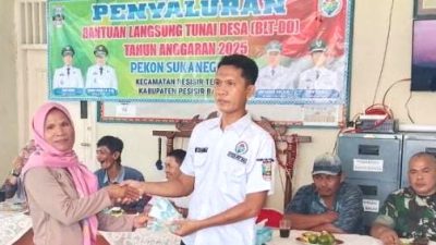 Pemerintah Pekon Suka Negara Salurkan BLT Dana Desa Triwulan I Tahun 2025 kepada 16 KPM