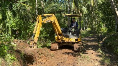 Sasaran Fisik TMMD ke-124 Terus Dikebut, Progres Pembangunan di Pekon Pemerihan Capai 30 Persen