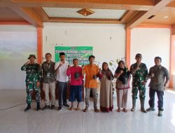 Kodim 0422/Lampung Barat Gelar Penyuluhan Kehutanan dan Penghijauan dalam TMMD ke-124 TA 2025
