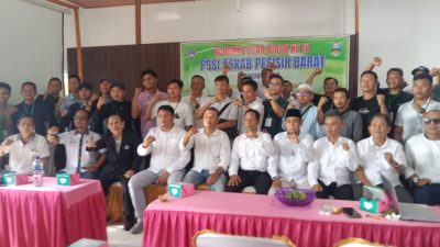 Kongres Luar Biasa Ke-IV PSSI Askab Pesisir Barat Sukses Digelar, Aries Ikhwanda Terpilih Sebagai Ketua Baru