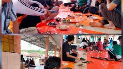 Kelompok Yasinan Talang Solo Laksanakan Pembagian Daging Qurban di Pekon Mekarsari