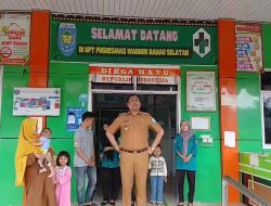 Bupati OKU Selatan Abusama Lakukan Sidak ke Puskesmas dan Kantor Camat Warkuk Ranau Selatan