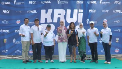 Wakil Bupati Pesisir Barat Sambut Kunjungan Wakil Gubernur Lampung di Arena Krui Pro 2025 