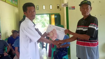 Hartoni, S.Pd., M.Pd. Realisasikan BLT-DD Tahap I untuk Enam Bulan di Pekon Tanjung Jati