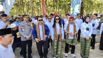 Kapolres Pesisir Barat Hadiri Kegiatan Pembukaan WSL Krui Pro QS 6000
