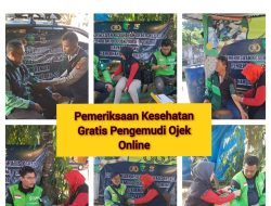Biddokkes Polda Lampung Gelar Bakti Sosial Pelayanan Kesehatan Mobile untuk Pengemudi Ojek Online