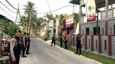 Hari Kedua WSL Krui Pro QS 6000, Sat Samapta Polres Pesisir Barat Perketat Pengamanan
