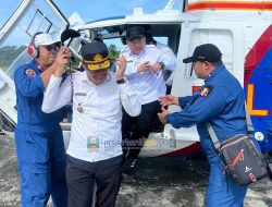 Patroli Udara Wabup Irawan Topani Pastikan Keamanan WSL Krui Pro 2025 Aman dan Kondusif