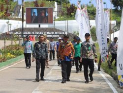 Pasar Tematik “Jelajah Danau Ranau” Siap Diresmikan, Sekda Lampung Barat Tinjau Kesiapan Lokasi