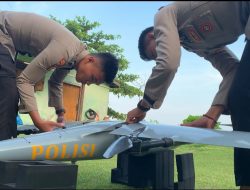 Hari ke-5 Krui Pro QS 6000, Tim Drone UAV Polda Lampung Lakukan Pemantauan Ketat di Area Perlombaan