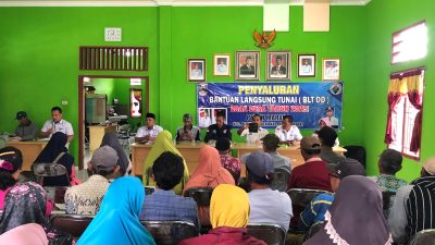 Surdi, Peratin Pekon Marang Realisasikan BLT-DD Tahap I kepada 33 KPM