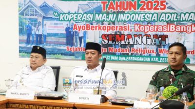 Bupati dan Wabup Pesisir Barat Ikuti Peluncuran 80.000 Koperasi Merah Putih Bersama Presiden Prabowo