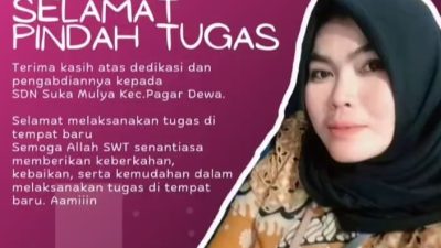 Penuh Haru, SDN Sukamulya Lepas Bu Listiyani: Sosok Guru Teladan yang Kini Jadi Kepala Sekolah