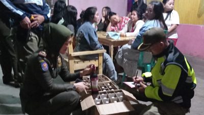 Aksi Tegas! Satpol PP Lambar Tertibkan Tempat Hiburan Liar di Way Tenong
