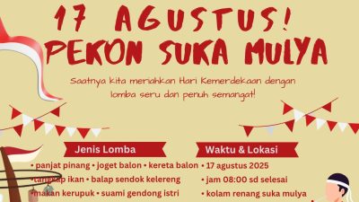 Pekon Sukamulya Gelar Aneka Perlombaan Meriahkan HUT RI ke-80