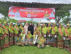BKMT Pesibar Hadiri Peringatan HUT ke-80 RI Bersama Muslimat NU Ngaras