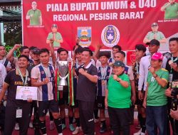 Turnamen Bupati Cup 2025 Berakhir, Bupati Dedi Irawan Dorong Pembinaan Atlet Lokal