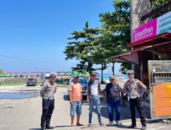 Satlantas Polres Pesisir Barat Gelar Patroli di Kawasan Wisata Antisipasi Kemacetan Libur Panjang