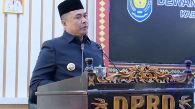 Bupati OKU Selatan Sampaikan Jawaban atas Pandangan Fraksi dalam Rapat Paripurna DPRD