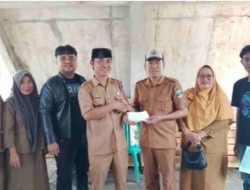 Peduli Sesama, Pekon Padang Raya dan Karang Taruna Bantu Korban Kebakaran di Penggawa V Ulu