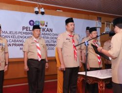 Pengukuhan dan Pelantikan Gerakan Pramuka OKU Selatan Masa Bakti 2025–2030 Berlangsung Khidmat