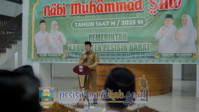 Bupati Pesisir Barat Dedi Irawan: Maulid Nabi Momentum Meneladani Akhlak Rasulullah