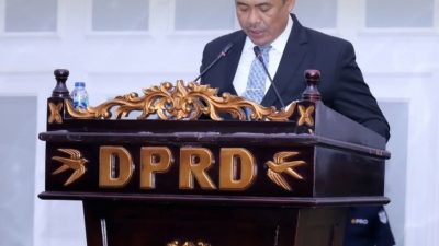 Bupati OKU Selatan Hadiri Paripurna, Dengarkan Pandangan Fraksi-Fraksi DPRD