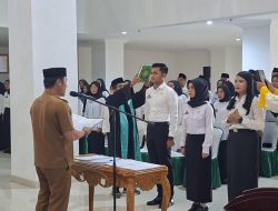 Bupati Dedi Irawan Serahkan SK CPNS dan PPPK Periode II Tahun 2025