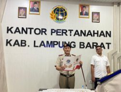Kantor Pertanahan Lampung Barat Kukuhkan Panitia Ajudikasi dan Satgas PTSL 2025: Wujudkan Kepastian Hukum Tanah untuk Rakyat