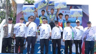 Gubernur Sumatera Selatan H. Herman Deru Resmi Tutup Kegiatan Sriwijaya Ranau Gran Fondo (SRGF) 2025