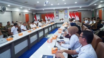 Pemkab OKU Selatan Bersama Pemprov Sumsel Rapat Pemantapan Festival Danau Ranau dan SRGF Ke-7 di Palembang