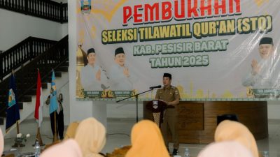 Bupati Pesisir Barat, Dedi Irawan, Buka STQ 2025, Serukan Semangat Kebersamaan dalam Memahami Alquran