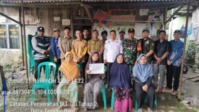 Pemerintah Desa Tanjung Baru Salurkan BLT-DD Periode Juli – Desember
