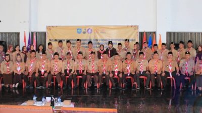 Wabup Misnadi Lantik Ka Mabiran, Mabisaka, dan Pinsaka Adhyasta OKU Selatan, Tegaskan Pramuka Harus Terus Berkarya dan Berinovasi