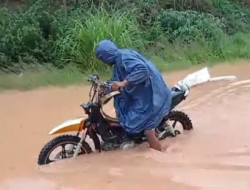 Warga Keluhkan Jalan Penghubung Sekincau–Pagar Dewa Kerap Tergenang, Minta Solusi Pemerintah Daerah