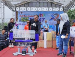 Ribuan Warga Semarakkan Jalan dan Senam Sehat HUT Ke-22 Oku Selatan