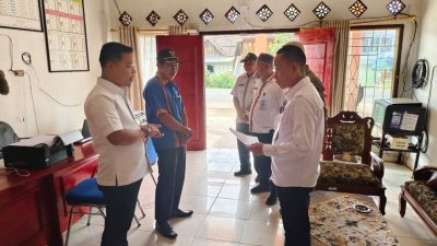 Camat Way Tenong Lakukan Sidak ke Pekon Sukananti, Tekankan Disiplin dan Pelayanan Warga