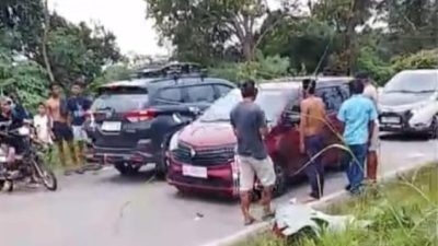 Warga Lampung Barat Meninggal Dunia Diduga Sepeda Motor yang Dikendarai Tabrakan dengan Truk di Ogan Lima